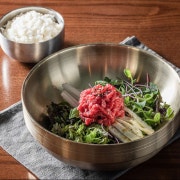 한우육회비빔밥 메뉴 사진(네이버)