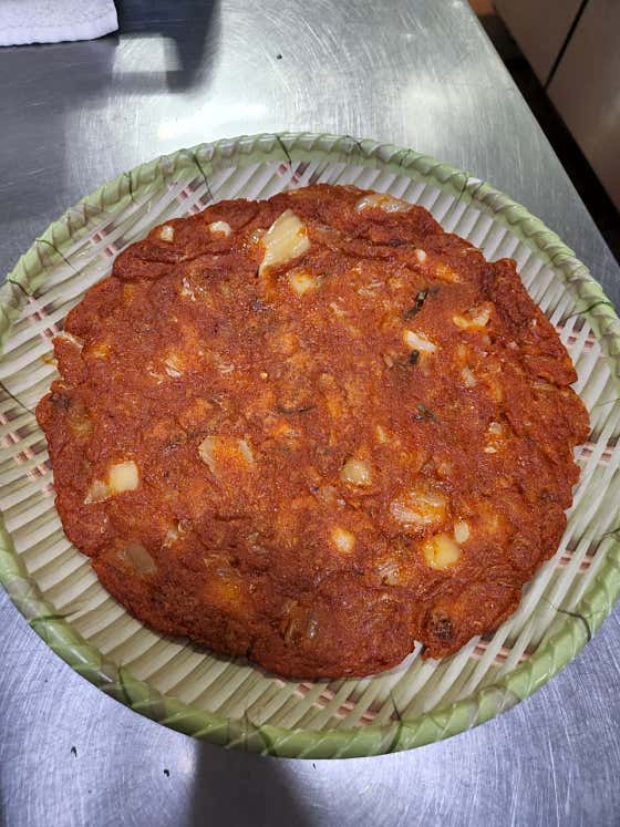 김치전 메뉴 사진(네이버)