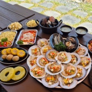조개구이세트(소) 메뉴 사진(네이버)