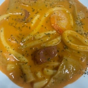 로제떡볶이 메뉴 사진(네이버)