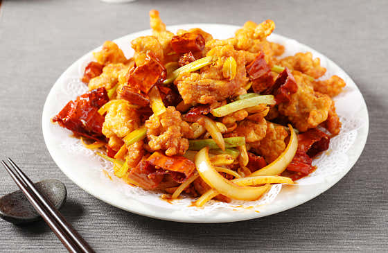 샹라지 (香辣鸡 매콤한 닭요리) 메뉴 사진(네이버)