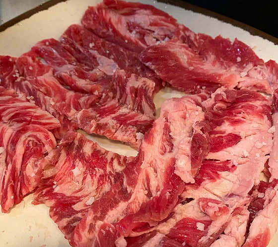 소갈비살 (150G) 메뉴 사진(네이버)