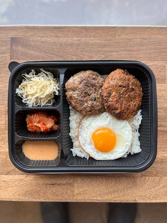 떡갈비도시락 메뉴 사진(네이버)