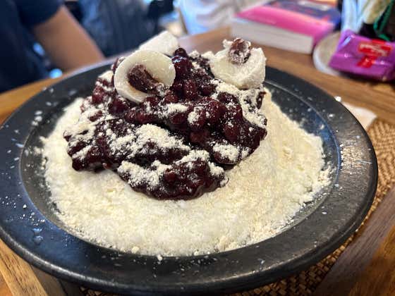 팥빙수 메뉴 사진(네이버)