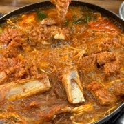 돼지갈비전골(쫄갈비) 170g 메뉴 사진(네이버)