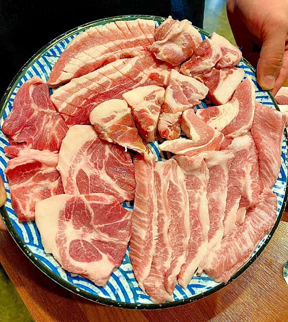 한돈모듬 메뉴 사진(네이버)