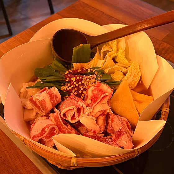 모쯔나베(나고야식 빨간된장 대창전골) 메뉴 사진(네이버)