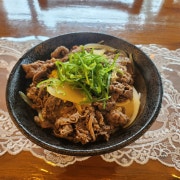 Rice 규돈 메뉴 사진(네이버)