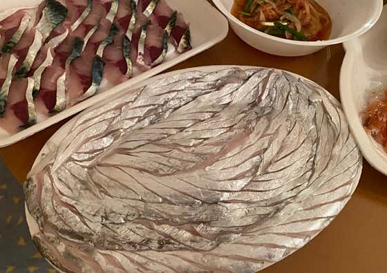 갈치회 메뉴 사진(네이버)