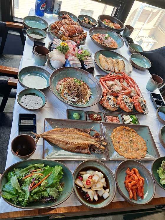 강문가 홍게세트3인 메뉴 사진(네이버)