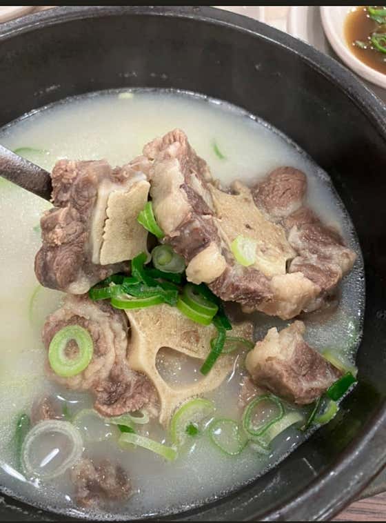 꼬리곰탕 메뉴 사진(네이버)