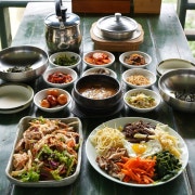 산채나물정식(1인분)솥밥포함 메뉴 사진(네이버)
