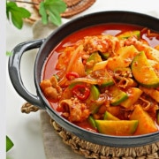 추억의 호박채 고추장찌개 메뉴 사진(네이버)