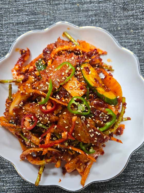 홍어무침&반찬