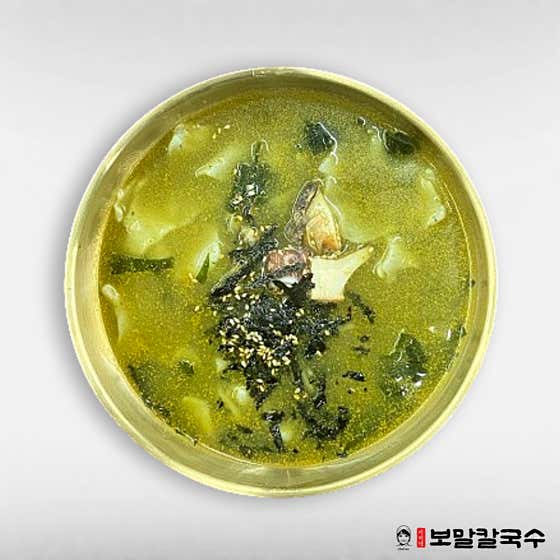 보말수제비 메뉴 사진(네이버)