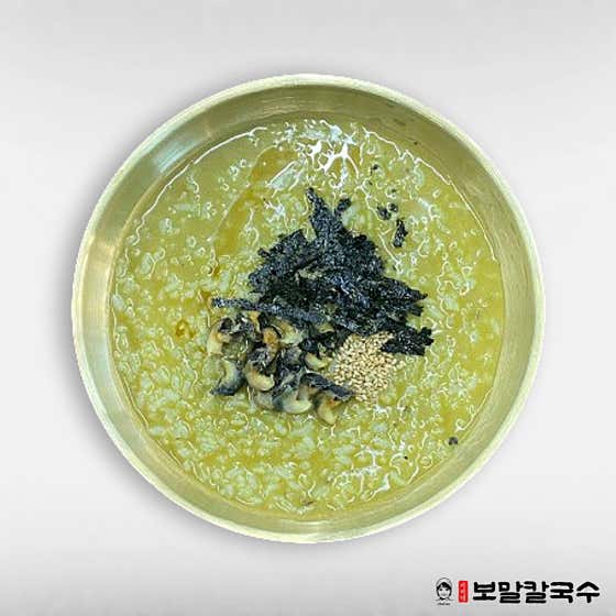 보말죽 메뉴 사진(네이버)