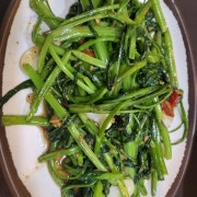 공심채볶음 메뉴 사진(네이버)
