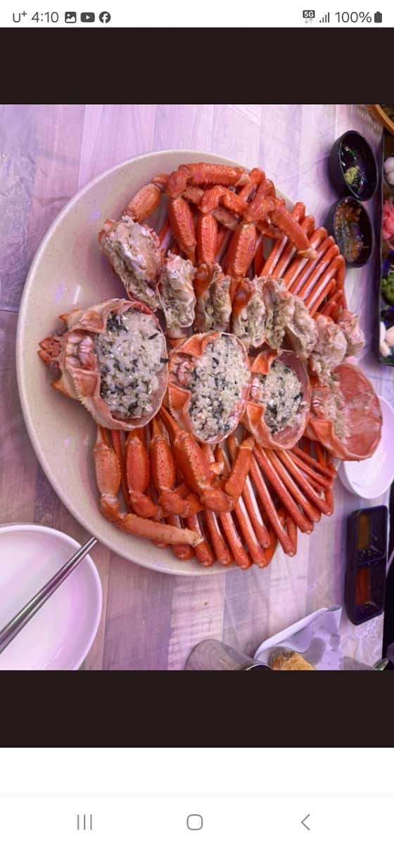 홍게 C 세트 메뉴 사진(네이버)