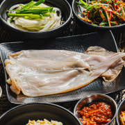 숯불 오징어 메뉴 사진(네이버)