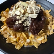 추억의 옛날팥빙수 메뉴 사진(네이버)