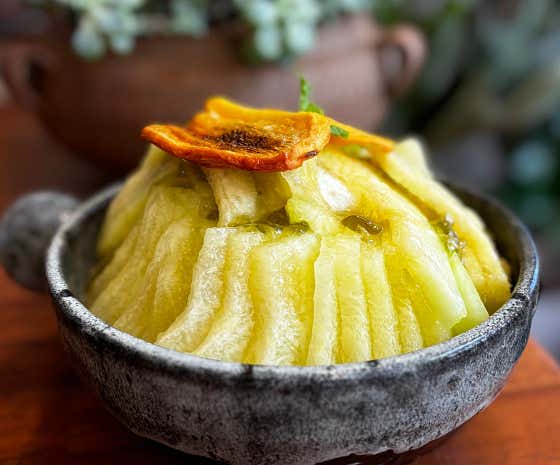 메론빙수(대)(계절) 메뉴 사진(네이버)