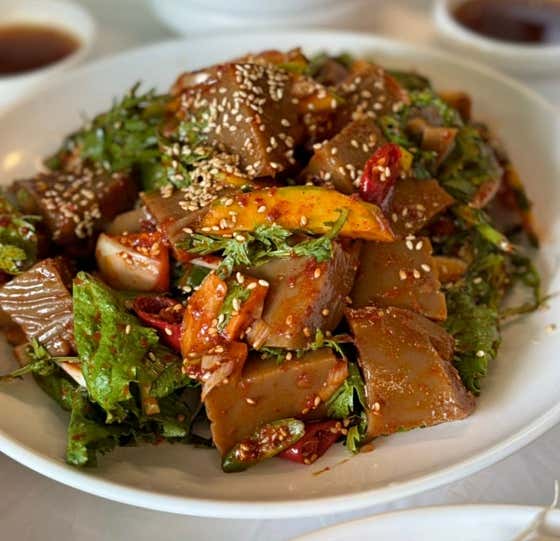 도토리묵 무침 메뉴 사진(네이버)