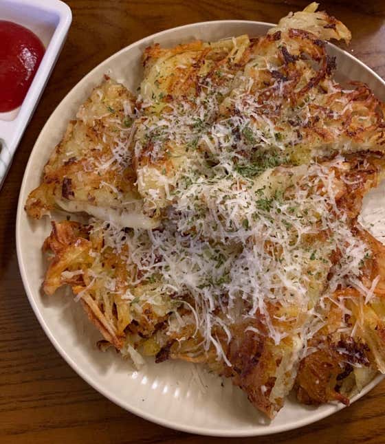 치즈감자채전 메뉴 사진(네이버)