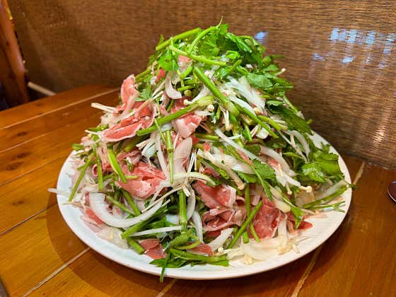 생오리차돌 미나리(4인) 메뉴 사진(네이버)