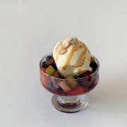마케도니아&아이스크림 메뉴 사진(네이버)