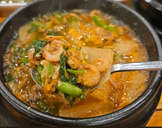 얼큰민물새우탕 메뉴 사진(네이버)
