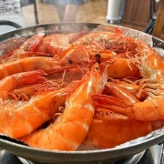왕새우&전복소금구이 메뉴 사진(네이버)