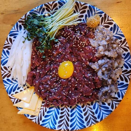 한우육회 1++ 메뉴 사진(네이버)