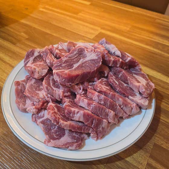 양등심 메뉴 사진(네이버)