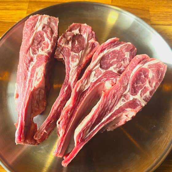 숄더랙 양갈비 메뉴 사진(네이버)
