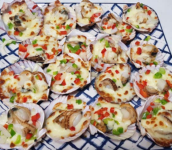 가리비치즈구이 메뉴 사진(네이버)