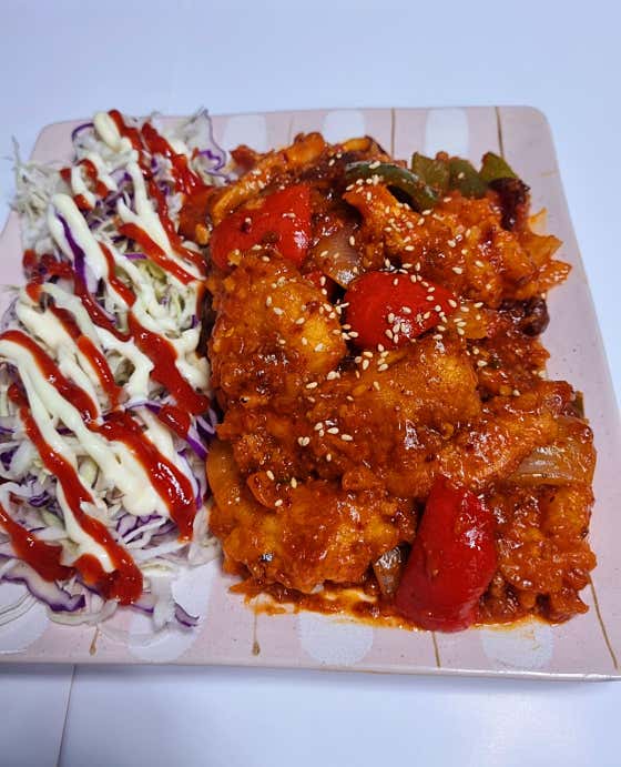 깐쇼새우 메뉴 사진(네이버)