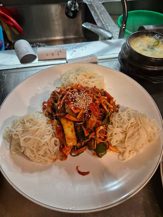골뱅이무침 메뉴 사진(네이버)