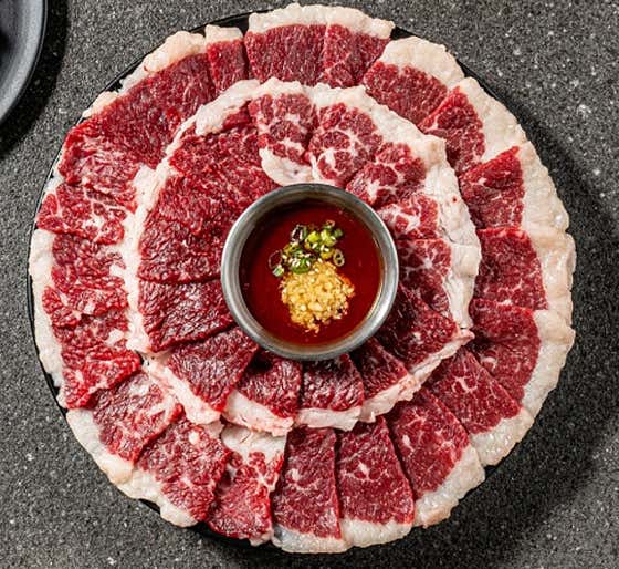 차돌사시미 1++ 메뉴 사진(네이버)