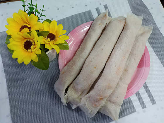 메밀전병 4줄 메뉴 사진(네이버)
