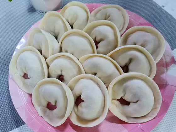 고기손만두(20개) 메뉴 사진(네이버)