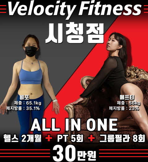 벨로시티 휘트니스 시청점