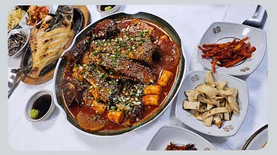 산촌마늘코다리