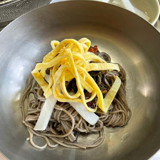 옛날공이메밀국수