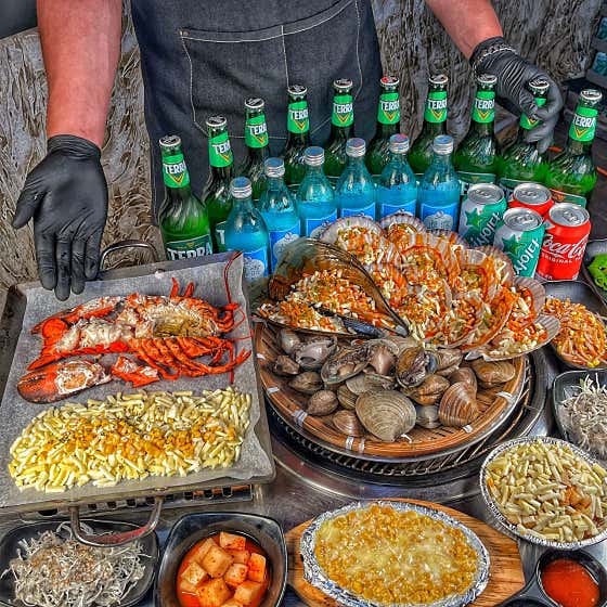 불타는조개구이