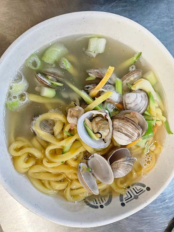 동죽칼국수 메뉴 사진(네이버)