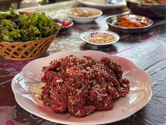 주중점심특선 한우양념불고기 메뉴 사진(네이버)
