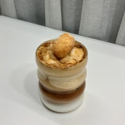 인절미크림 카페라떼 메뉴 사진(네이버)