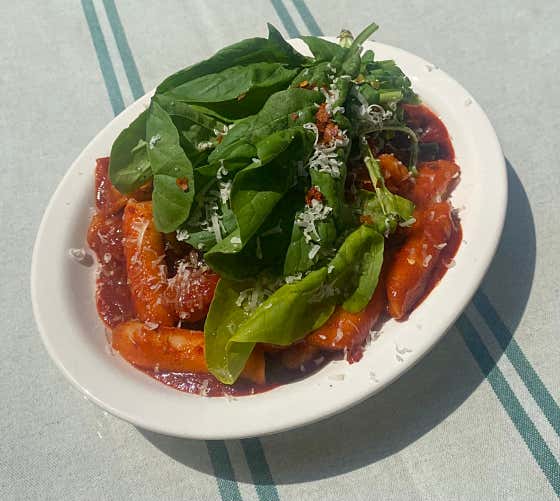 루꼴라 떡볶이 메뉴 사진(네이버)
