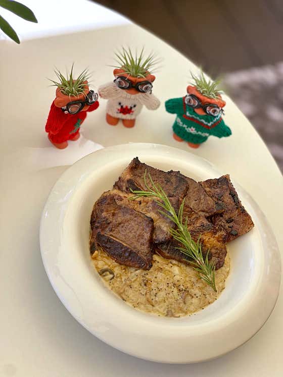 L.A갈비 리조또 메뉴 사진(네이버)
