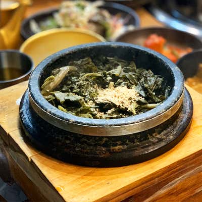시래기돌솥밥+청국장+생선구이 메뉴 사진(네이버)